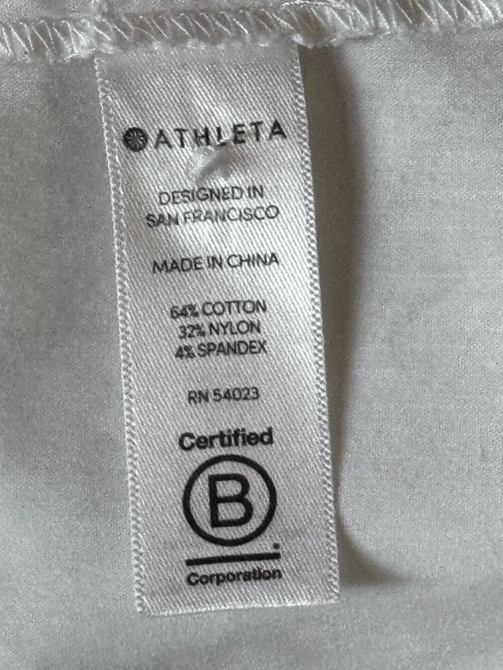 Athleta Womens White Relaxed Fit Sz XS Blouse Button Up Shirt Short Sleeve - Picture 8 of 9